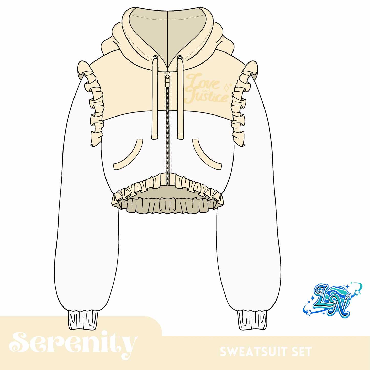 Serenity Zip-Up Hoodie (Pre-Sample Pre-Order)