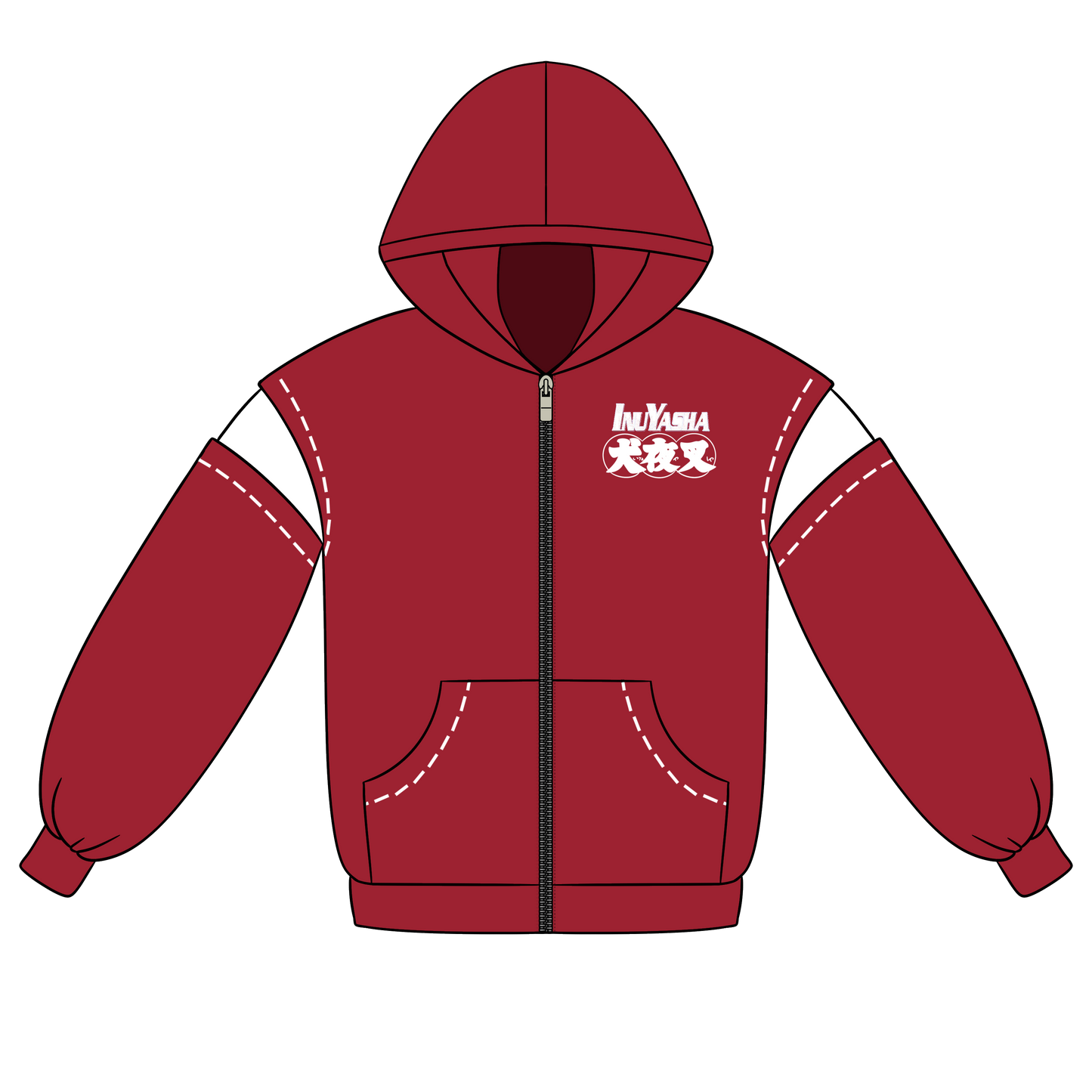 Fire Rat Zip-Up Hoodie