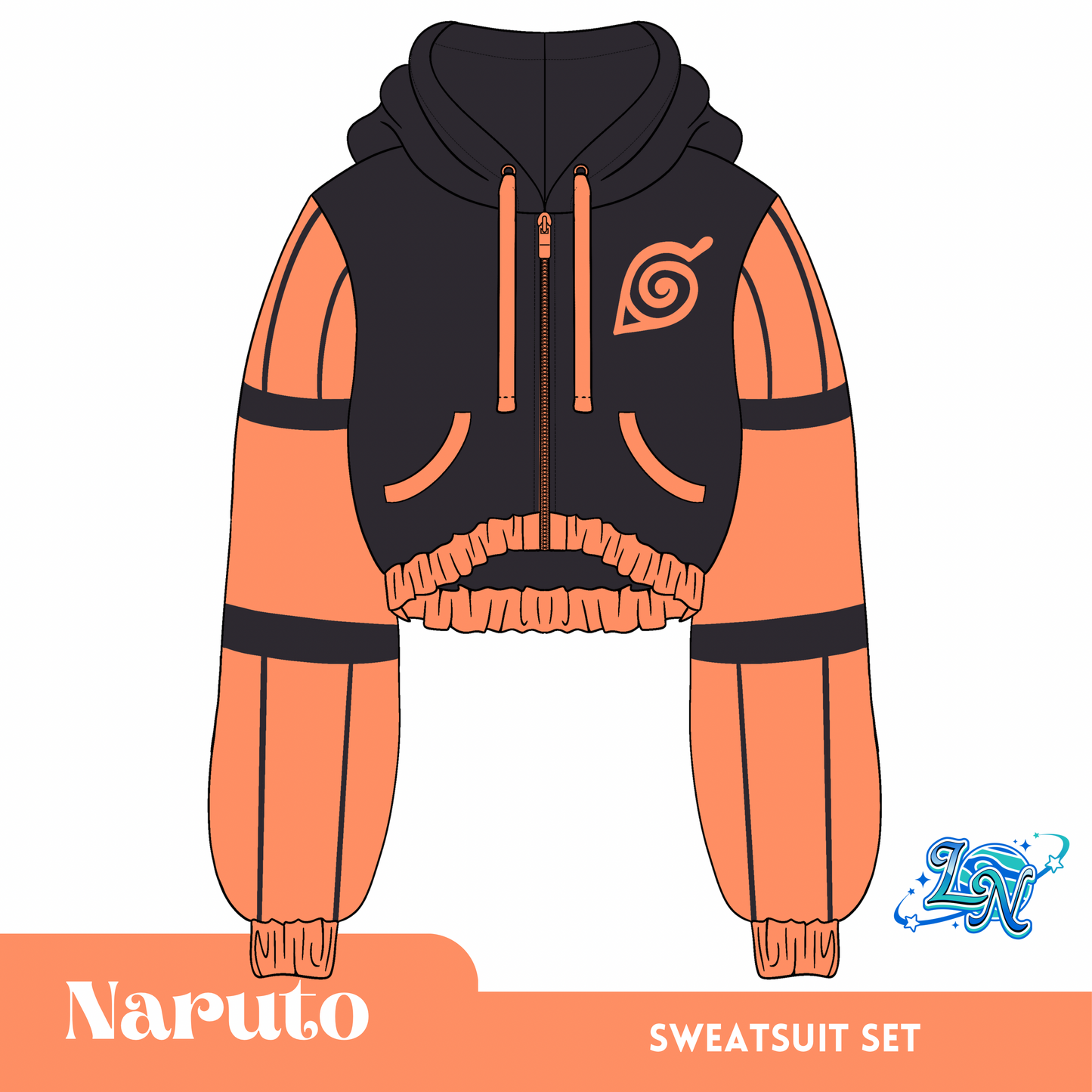 Naruto Zip-Up Hoodie