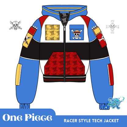 One Piece Racer Style Tech Jacket