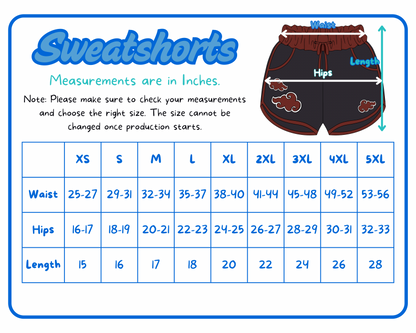 Akatsuki Sweat Shorts
